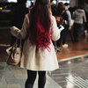 Red hair.