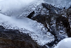 宝石付ける冬の沢