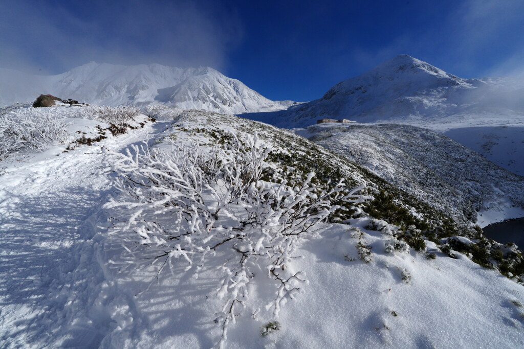 小屋閉め前の立山