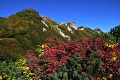 紅葉の燕岳