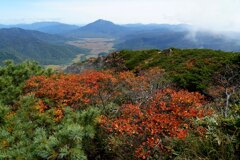 紅葉の大展望　尾瀬