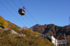 秋の谷川ロープウェイ