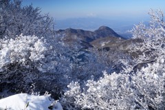 霧氷と鈴ヶ岳