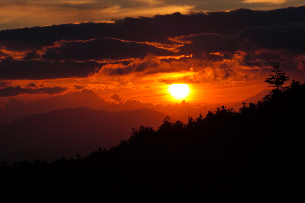 夕陽染まる