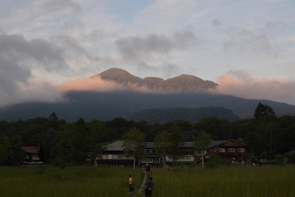 尾瀬見晴の夕暮れ