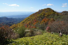 錦に染まる榛名外輪山