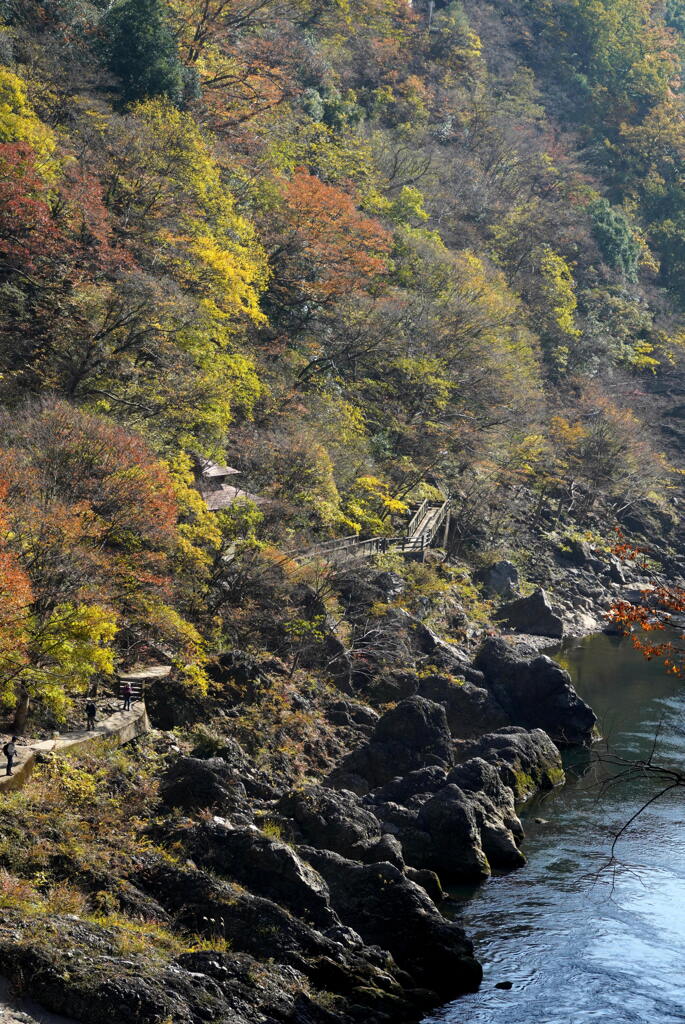 紅葉の高津戸峡１