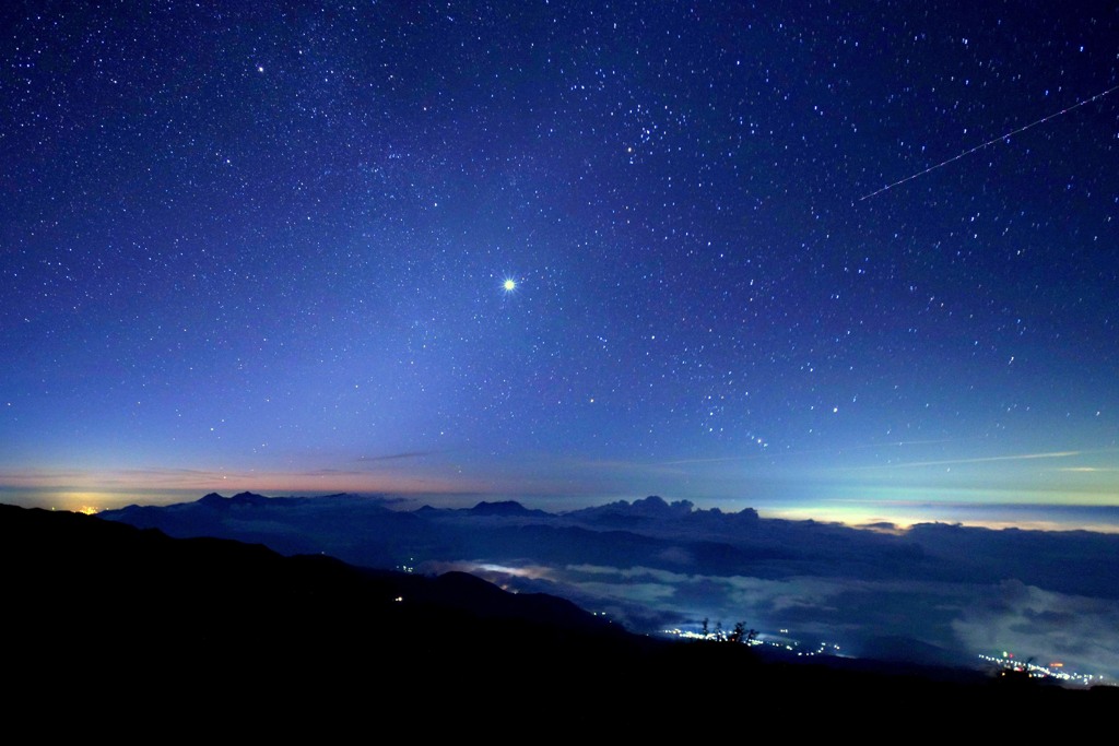 明星輝く3000ｍ峰