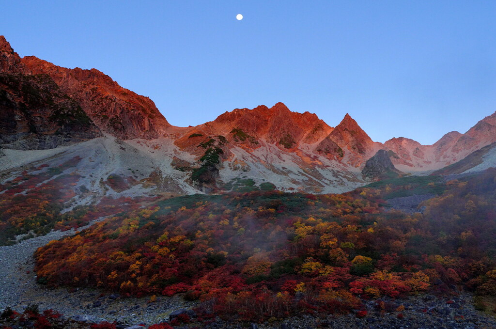 涸沢の夜明け