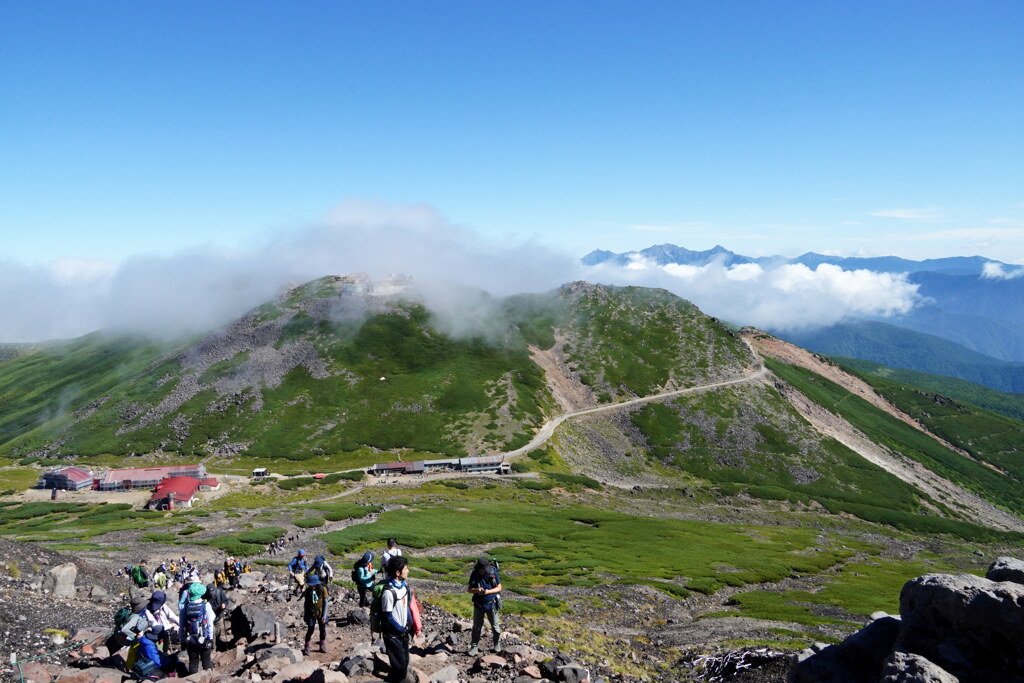大人気の乗鞍岳