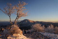 朝焼けの黒檜山