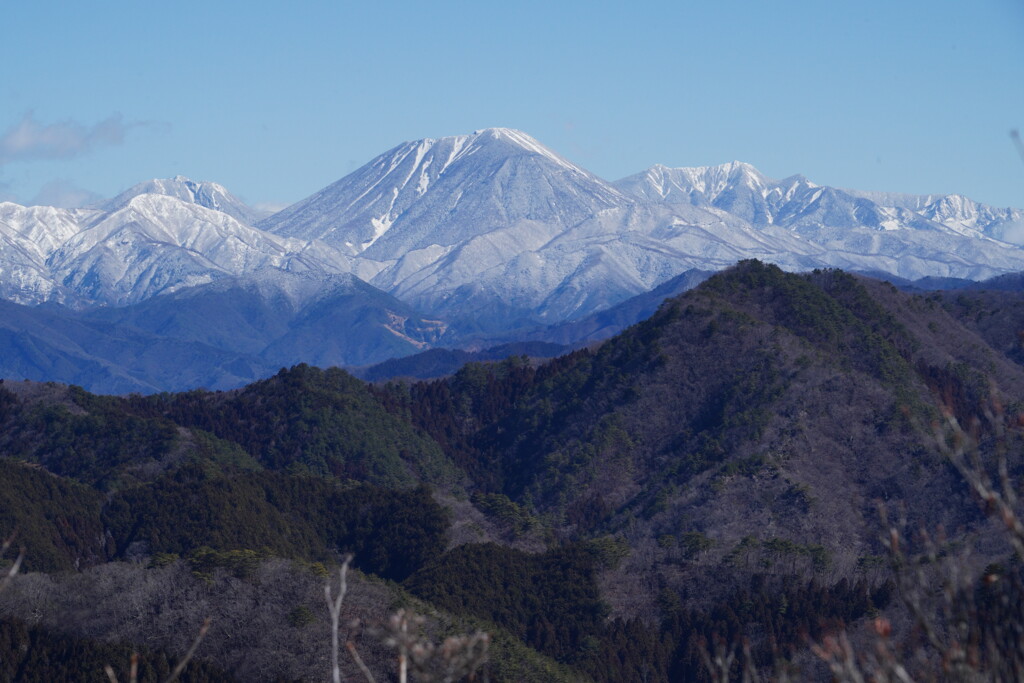 春の雪景色