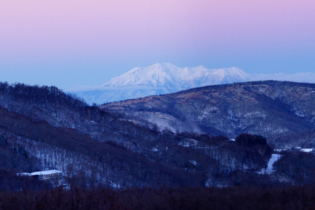 ビーナスベルトに浮かぶ御嶽山