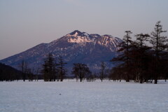 夕暮れの燧ケ岳
