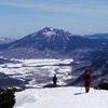 残雪の至仏山