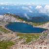 ハート型の火口湖
