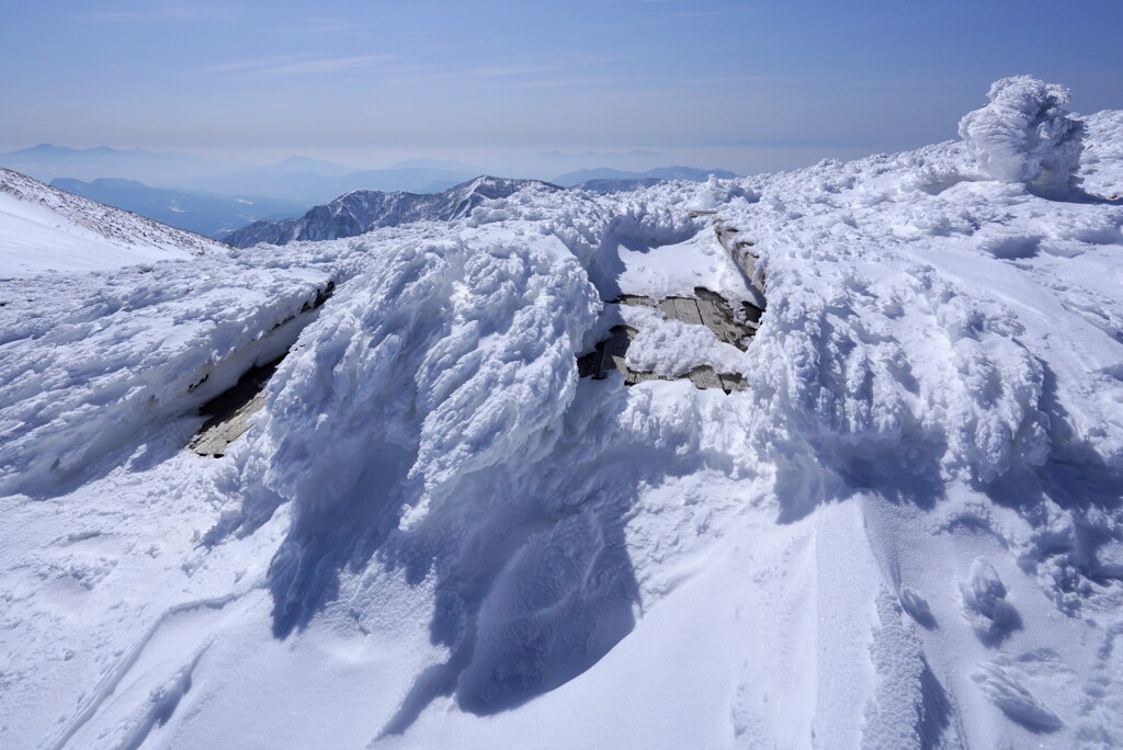 樹氷ベンチ