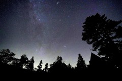 星空の高谷池ヒュッテ