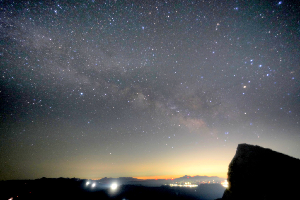 星空の谷川