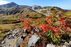 秋深まる立山