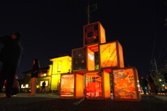 銘仙灯篭と明治館