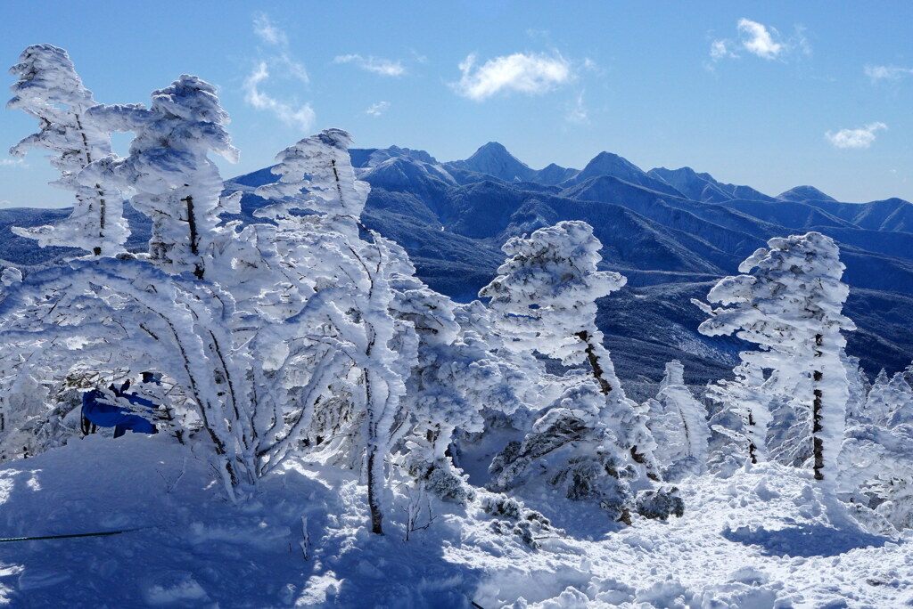 厳冬の北横岳