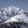 残雪の鹿島槍ヶ岳