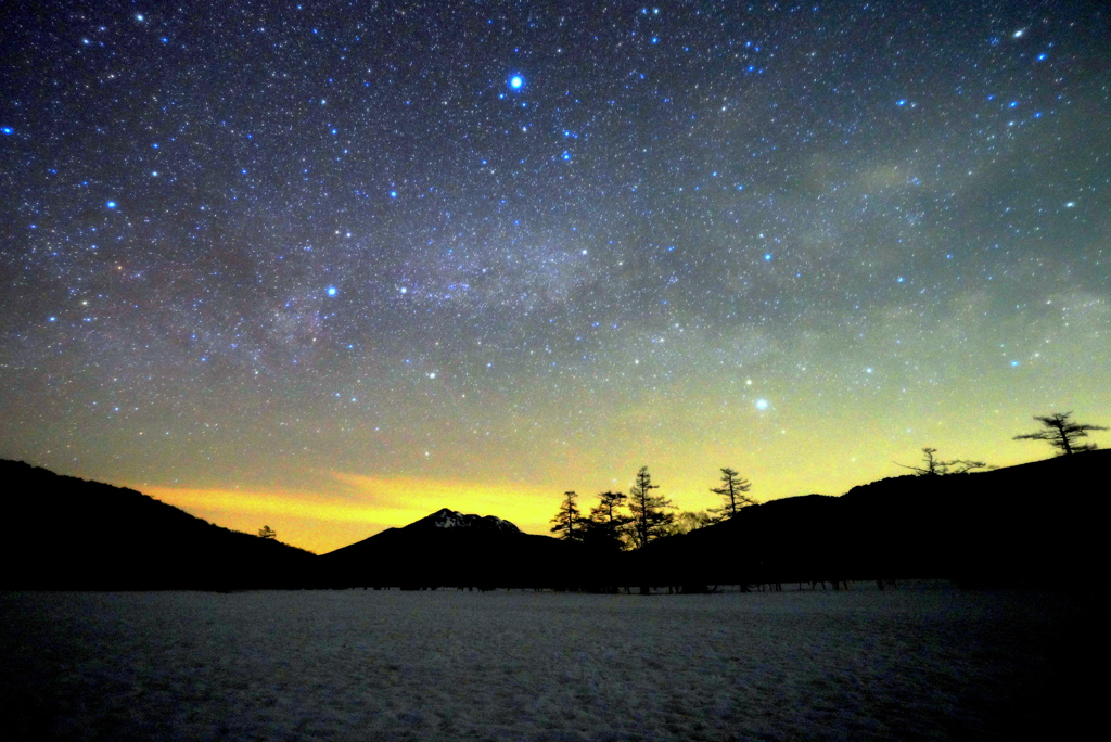 星降る尾瀬