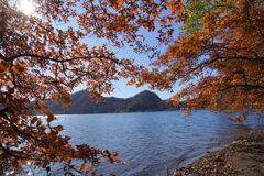 紅葉の榛名湖