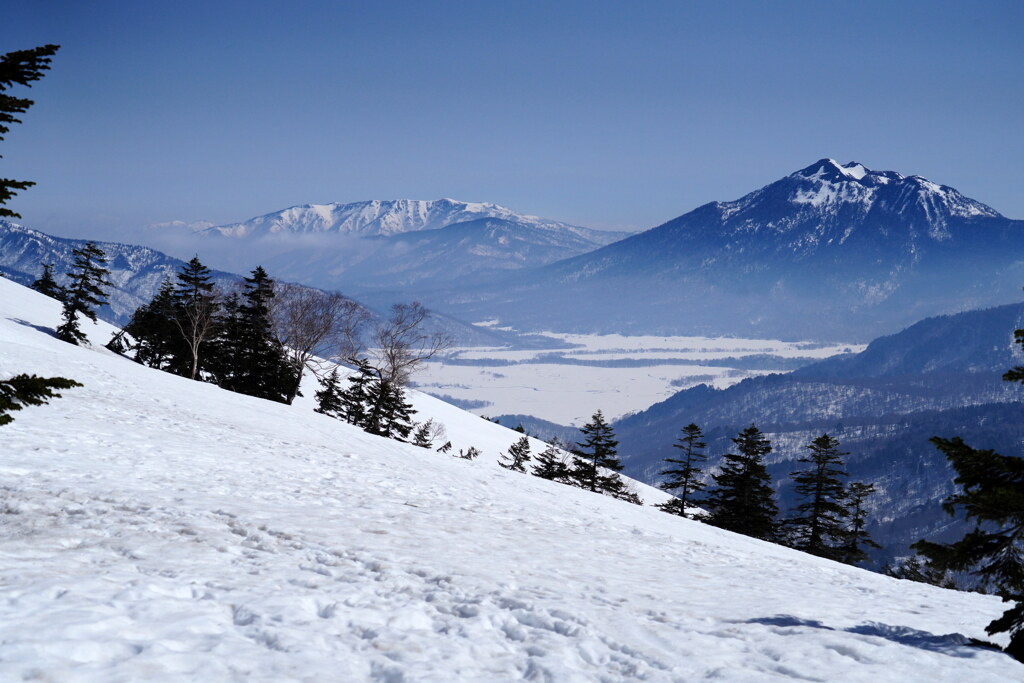 残雪の尾瀬