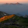 朝焼けの3000峰