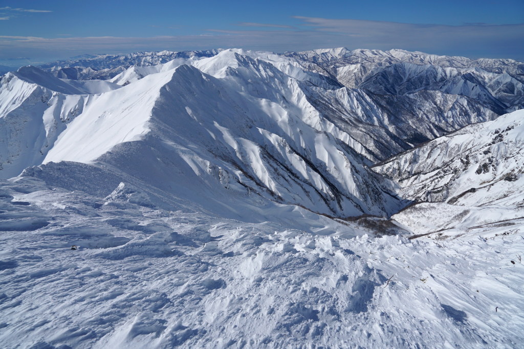 連なる山脈