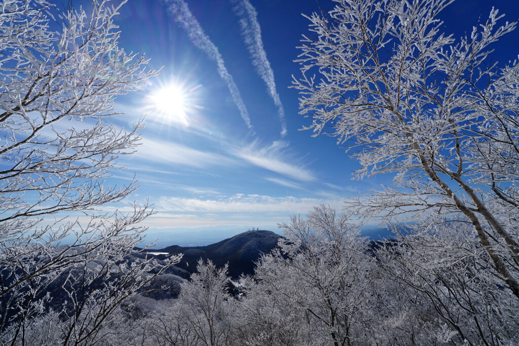 筋雲に誘われて