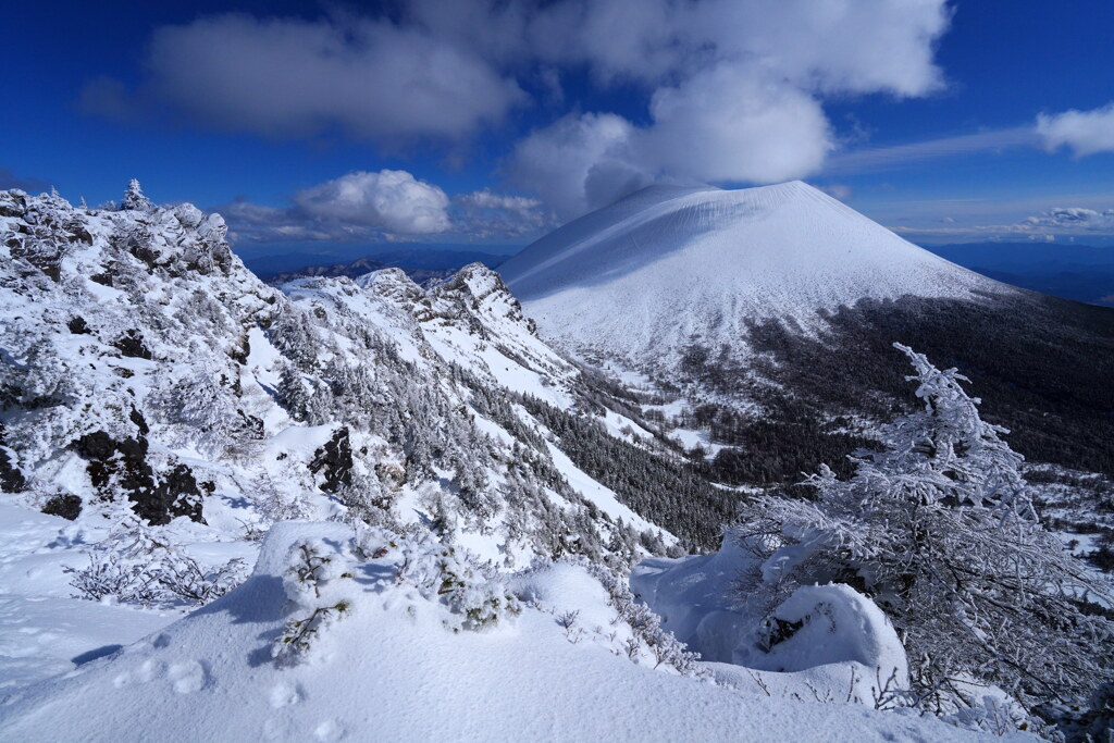 冬の浅間外輪山