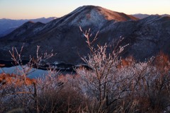 朝焼けの黒檜山