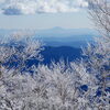 霧氷と筑波山