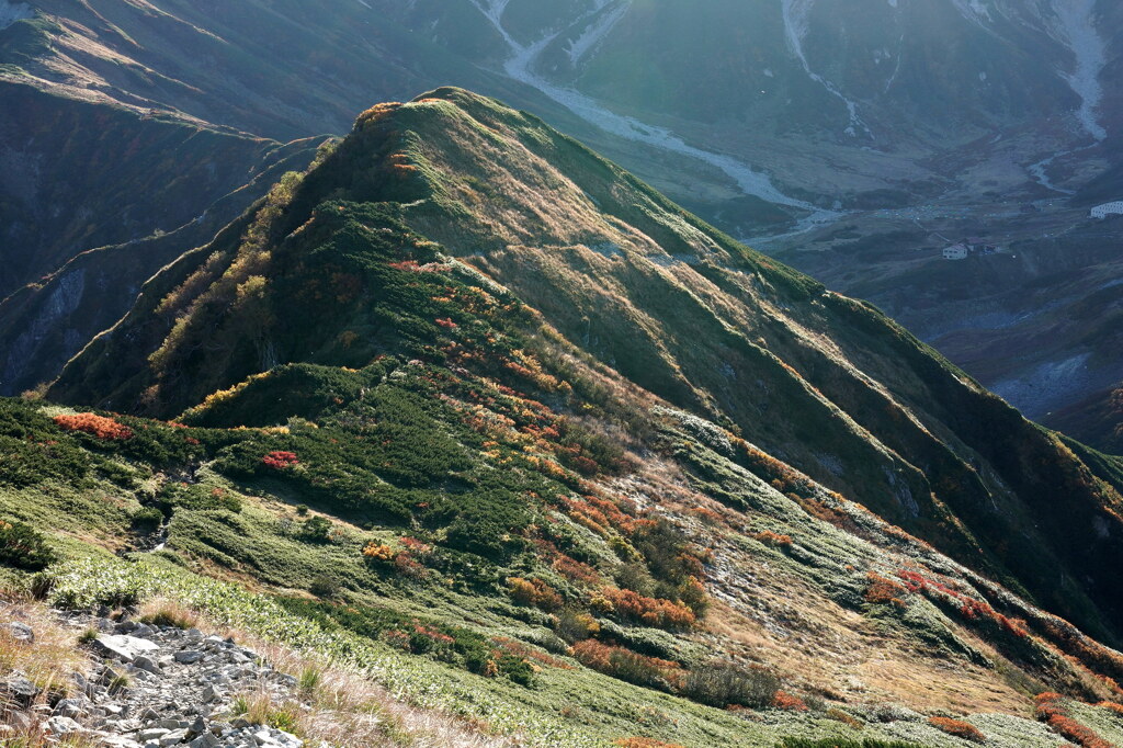 秋の尾根歩き