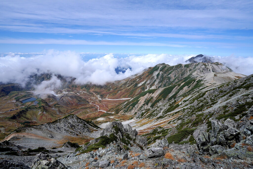 秋の立山連峰