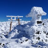 厳冬の蓼科山神社