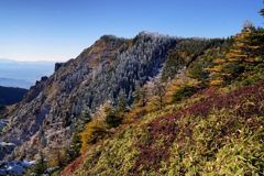 霧氷の黒斑山