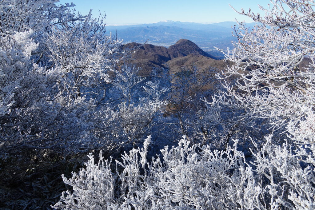 霧氷の額縁