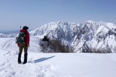 圧巻の谷川岳