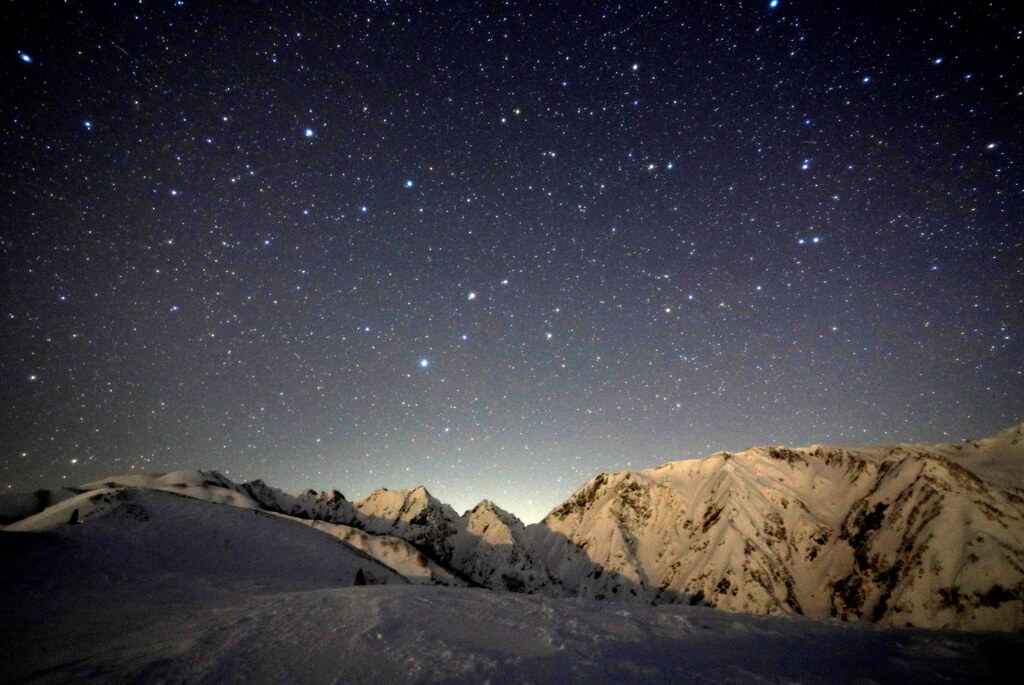 星降る白馬三山