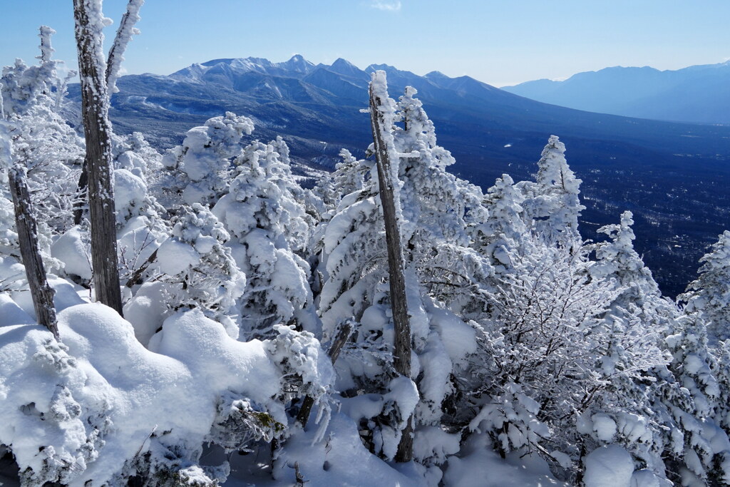 厳冬の八ヶ岳