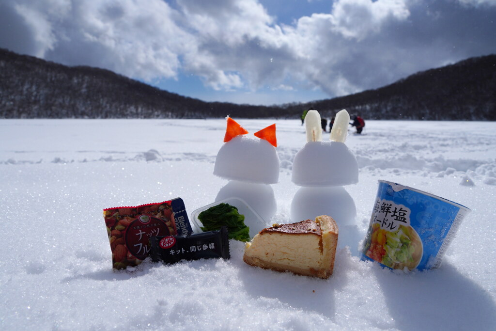 雪上ランチ