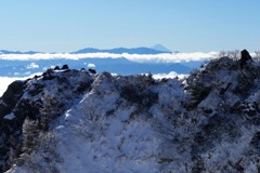 雲浮かぶ富士山