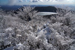 霧氷の先に