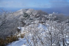 新雪の鍋割山