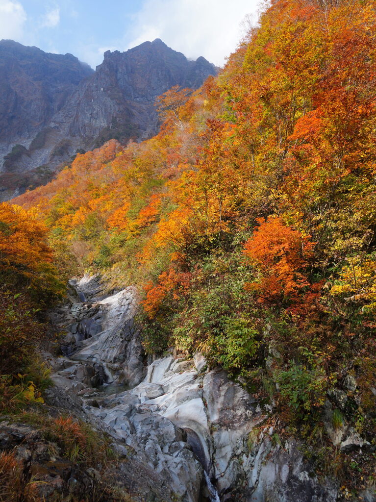 紅葉の一ノ沢