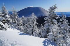 冬の浅間外輪山